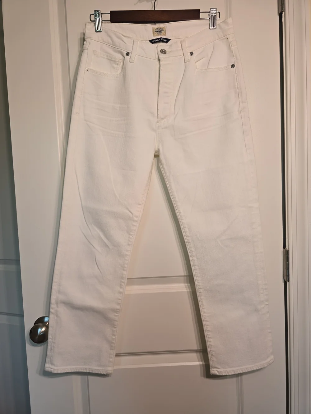 Citizens Of Humanity Annina Pocket Trouser Jean In Soft White